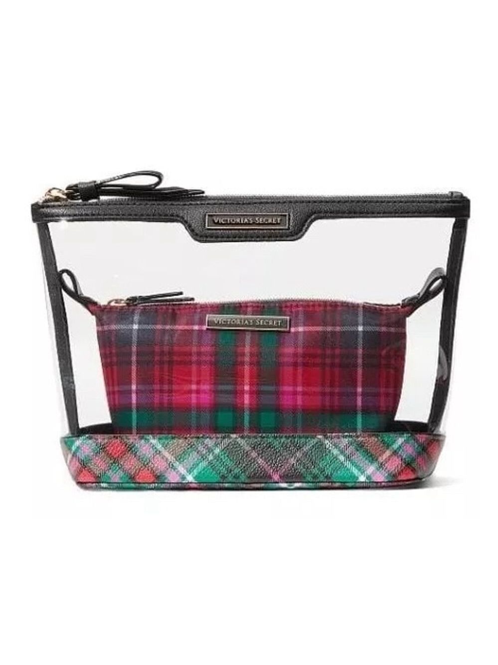 Victoria's Secret Bags Cosmetic Bags - Limited Edition Bright Tartan